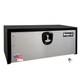 Buyers Product 14x16x24 Black Steel Truck Box With Stainless Steel Door