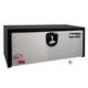 Buyers Product 14x16x30 Black Steel Truck Box With Stainless Steel Door