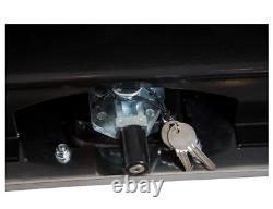 Buyers Product 14x16x30 Black Steel Truck Box with Stainless Steel Door