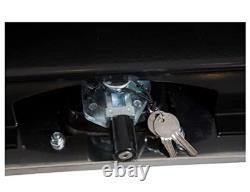 Buyers Product 14x16x36 Black Steel Truck Box with Stainless Steel Door