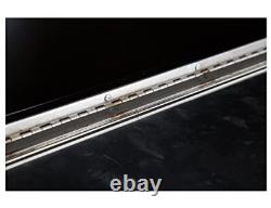 Buyers Product 14x16x36 Black Steel Truck Box with Stainless Steel Door