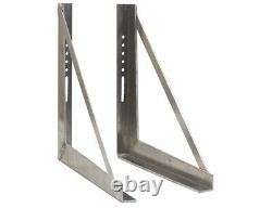 Buyers Product 18x18 Welded Stainless Steel Mounting Brackets