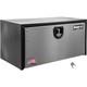 Buyers Product 18x18x30 Black Steel Truck Box With Stainless Steel Door