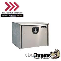 Buyers Products 1702595, 18x18x18 Stainless Steel Truck Box with Polished Door