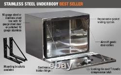 Buyers Products 1702595, 18x18x18 Stainless Steel Truck Box with Polished Door