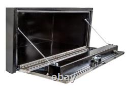 Buyers Products 1702700, 18x18x24 Black Steel Truck Box with Stainless Door