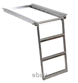 Buyers Products 3-Rung Stainless Steel Retractable Truck Step (5233001)