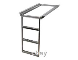 Buyers Products 5233001 3-Rung Stainless Steel Retractable Truck Step