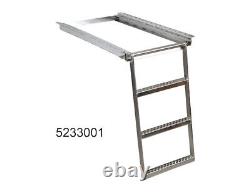 Buyers Products 5233001 3-Rung Stainless Steel Retractable Truck Step