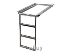 Buyers Products 5233001 3-Rung Stainless Steel Retractable Truck Step
