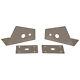 Buyers Products Plb11ss Stainless Steel Truck Hood Light Brackets For Use With