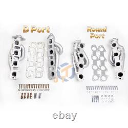 CERAMIC HEADERS FOR 09-23 DODGE RAM 1500 5.7L Trucks 2WD 4WD V8 SILVER SMOG