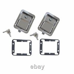 Car Auto Paddle Latch Keys Stainless Steel Tool Box for Caravan Trailer Truck