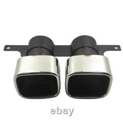 Car Truck Stainless Steel Rear Exhaust Pipe Tail Muffler Tip Round Accessories