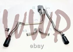 Cat Back Exhaust System /W Black Tip 04-05 Dodge Ram 1500 5.7L Hemi Pickup Truck