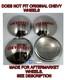 Chevrolet 1/2t Truck Hubcap Set 4 Stainless 1947-1953 (fits Ford Wheel 1940-56)
