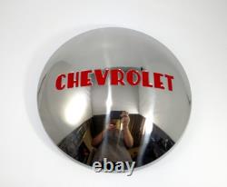 Chevrolet 1/2t Truck Hubcap Set 4 Stainless 1947-1953 (fits Ford Wheel 1940-56)