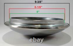 Chevrolet 1/2t Truck Hubcap Set 4 Stainless 1947-1953 (fits Ford Wheel 1940-56)