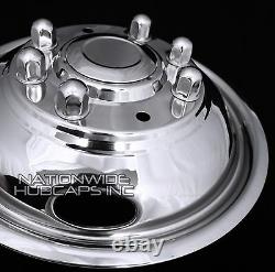 Chevy 3500 16 Dually Stainless Steel Bolt On Wheel Simulators Dual Cover Liners