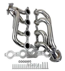 Chevy GMC 2002-2013 Truck SUV 4.8L 5.3L 6.0L 6.2L Stainless Steel Shorty Header