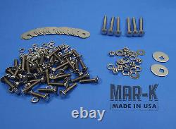 Chevy Pickup Truck Polished Stainless Steel Bolt Kit For Hidden Mount 1940-1945
