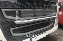 Chrome Stainless Steel Grill Bar E For DAF XG+ XF Truck Front Accessories