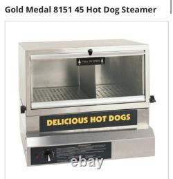 Commercial gold medal 8151 hot dog steamer. Stainless Steel. Food truck