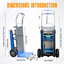 Crawler Climber Stair Climbing Hand Truck withRubber Tracks +Stainless Steel Plate