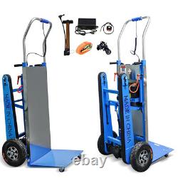 Crawler Climber Stair Climbing Hand Truck withRubber Tracks +Stainless Steel Plate