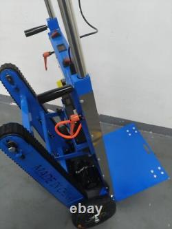 Crawler Climber Stair Climbing Hand Truck withRubber Tracks +Stainless Steel Plate