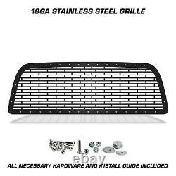 Custom Aftermarket Steel Truck Grille for 2010-2018 Ram 2500/3500 BRICKS BLACK