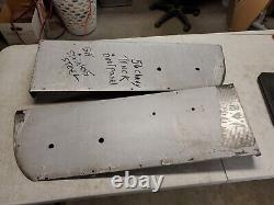 Custom Made 1956 Chevy Truck Stainless Steel Door Panels Lh Rh Pair (O14) (Gh)