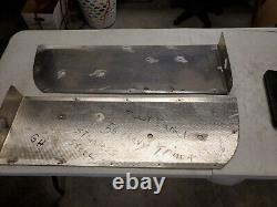 Custom Made 1956 Chevy Truck Stainless Steel Door Panels Lh Rh Pair (O14) (Gh)
