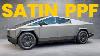 Cybertruck Gets Pure Satin Stainless Steel Wrap Color Ppf