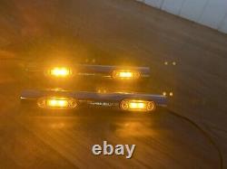 DAF CF XF ONE PAIR STAINLESS STEEL LIGHT BAR 30 CM Whit 2 LEDs LORRY TRUCK