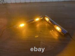 DAF CF XF ONE PAIR STAINLESS STEEL LIGHT BAR 30 CM Whit 2 LEDs LORRY TRUCK