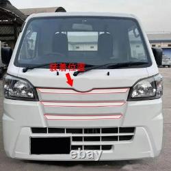 Daihatsu Hijet Truck s500p/s510p Early Exterior Stainless Steel Upper Silver