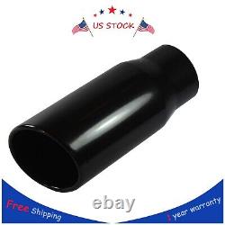 Diesel Exhaust Tip 4 Inlet 5 Outlet 12 Long Stainless Steel Truck Tailpipe