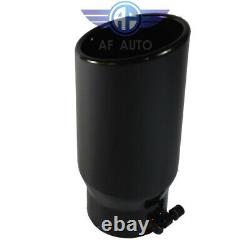 Diesel Exhaust Tip 4 Inlet 5 Outlet 12 Long Stainless Steel Truck Tailpipe