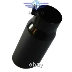 Diesel Exhaust Tip 4 Inlet 5 Outlet 12 Long Stainless Steel Truck Tailpipe