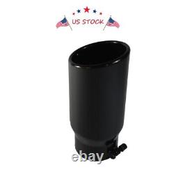 Diesel Exhaust Tip 4 Inlet 5 Outlet 12 Long Stainless Steel Truck Tailpipe