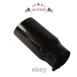 Diesel Exhaust Tip 4 Inlet 5 Outlet 12 Long Stainless Steel Truck Tailpipe