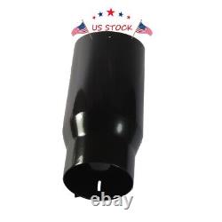 Diesel Exhaust Tip 4 Inlet 5 Outlet 12 Long Stainless Steel Truck Tailpipe