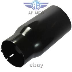 Diesel Exhaust Tip 4 Inlet 5 Outlet 12 Long Stainless Steel Truck Tailpipe