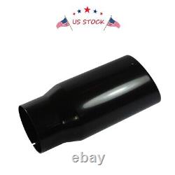 Diesel Exhaust Tip 4 Inlet 5 Outlet 12 Long Stainless Steel Truck Tailpipe