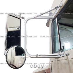 Door Mirror Heated Stainless with Arm RH (FitBefore 2005 Peterbilt Truck)