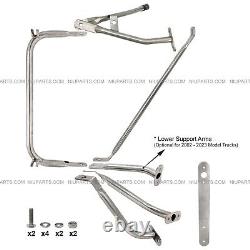 Door Mirror Mounting Bracket Arm Stainless- LH Fit 97-23 Western Star Trucks