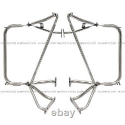 Door Mirror Mounting Bracket Arm Stainless LH & RH Fit 97-23 Western Star Trucks