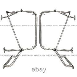 Door Mirror Mounting Bracket Arm Stainless LH & RH Fit 97-23 Western Star Trucks
