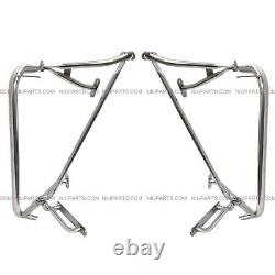 Door Mirror Mounting Bracket Arm Stainless LH & RH Fit 97-23 Western Star Trucks